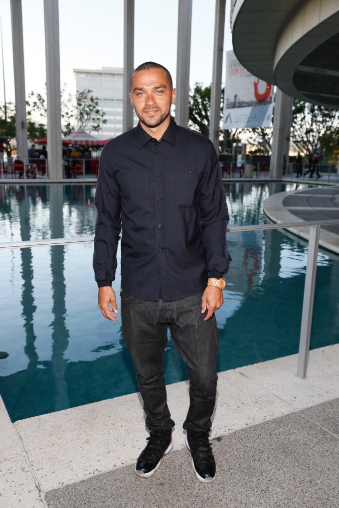 Jesse Williams at the opening for ‘Ma Rainey’s Black Bottom’
