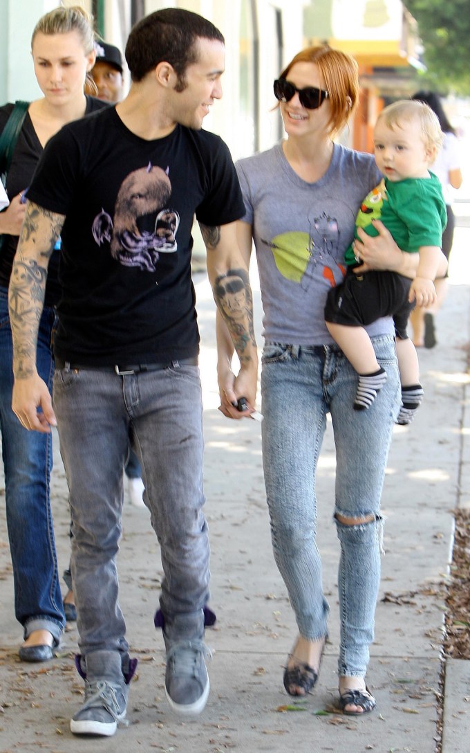 Ashlee, Pete & Bronx Out In Beverly Hills