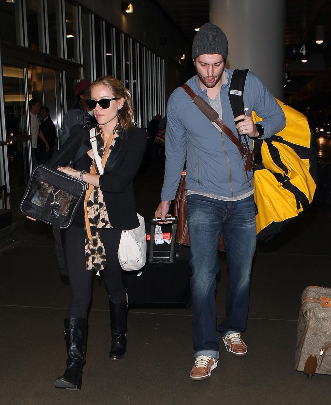 Kristin Cavallari & Jay Cutler arrive in los Angeles