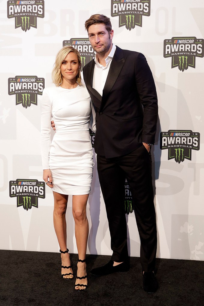 Kristin Cavallari & Jay Cutler pose at the NASCAR Awards