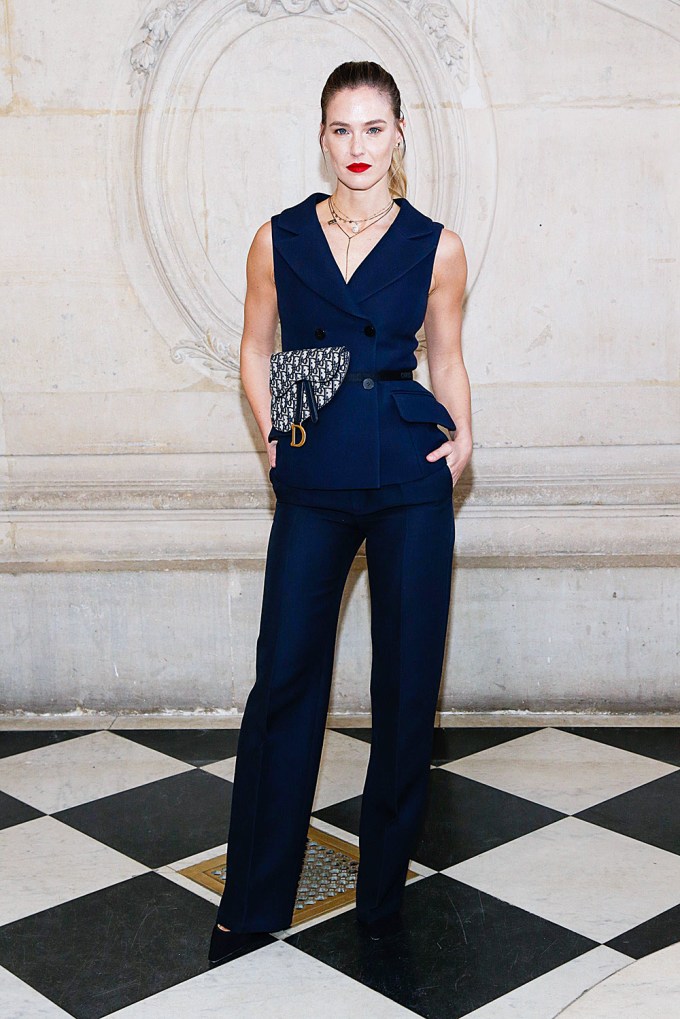 Bar Refaeli at the Christian Dior show in France