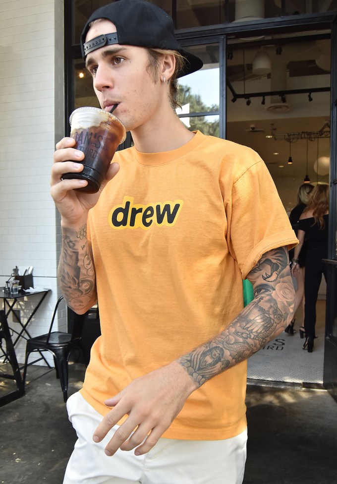 Justin Bieber Loves His Starbucks