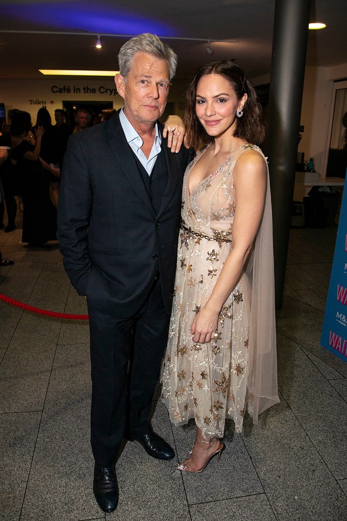 Katharine McPhee & David Foster at A ‘Waitress The Musical’ event