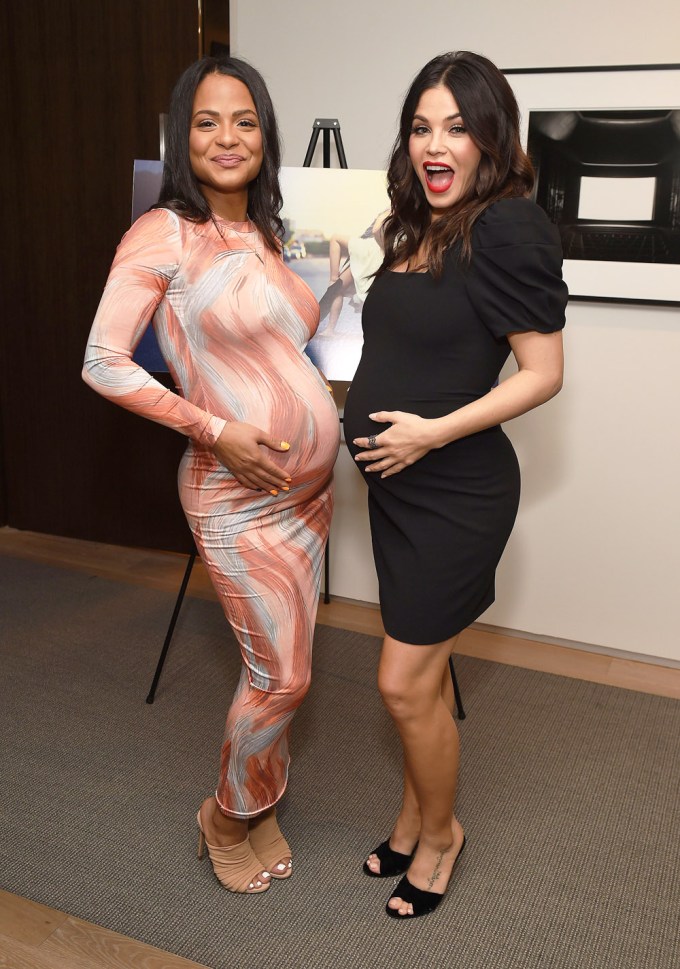 Christina Milian and Jenna Dewan Show Off Their Growing Baby Bumps