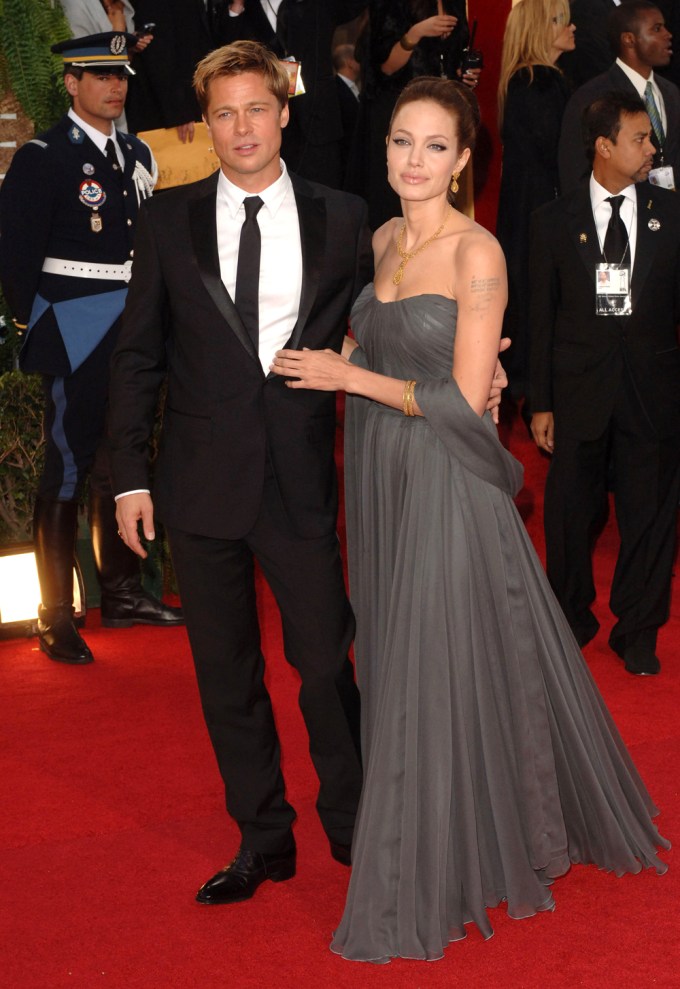Brad Pitt & Angelina Jolie Make A Red Carpet Appearance