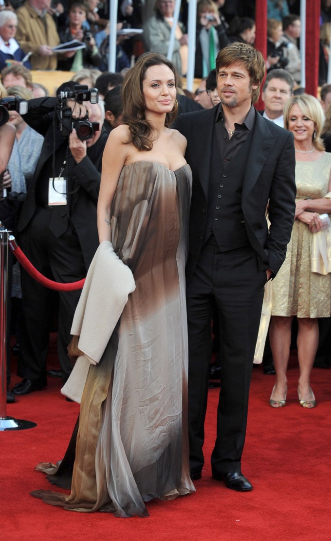 Brad Pitt & Angelina Jolie Attend The 14th Annual Screen Actors Guild Awards