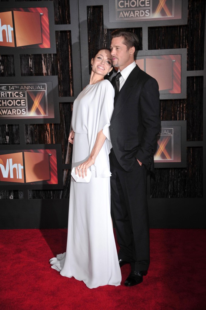 Brad Pitt & Angelina Jolie Attending The 14th Annual Critics’ Choice Awards