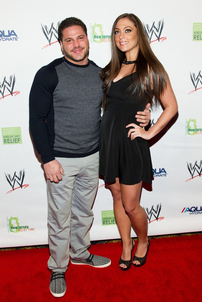 Ronnie Magro & Sammi Giancola at the Superstars For Sandy Relief event
