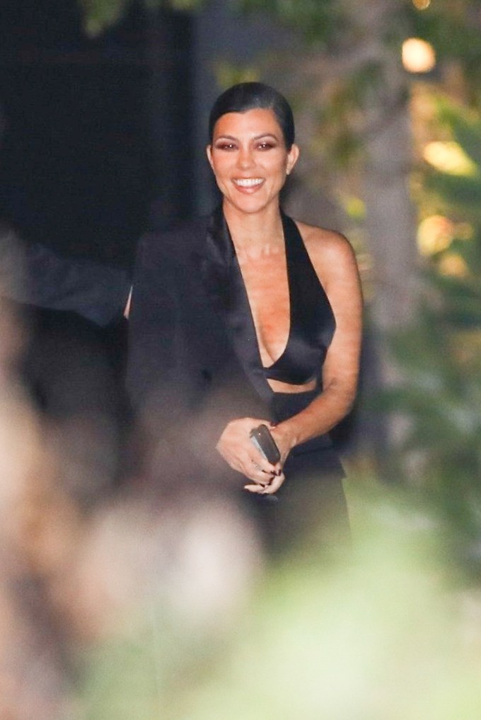 Kourtney Kardashian Is All Smiles