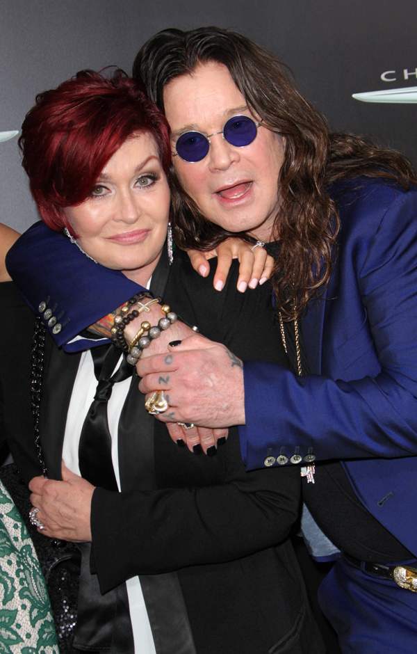 Sharon & Ozzy Osbourne Hug It Out
