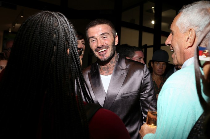 David Beckham At A Dior Event In Miami
