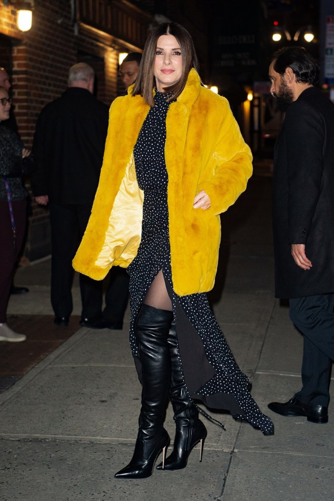 Sandra Bullock in New York City