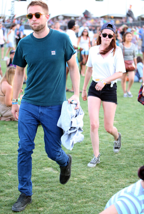 Robert Pattinson & Kristen Stewart At Coachella