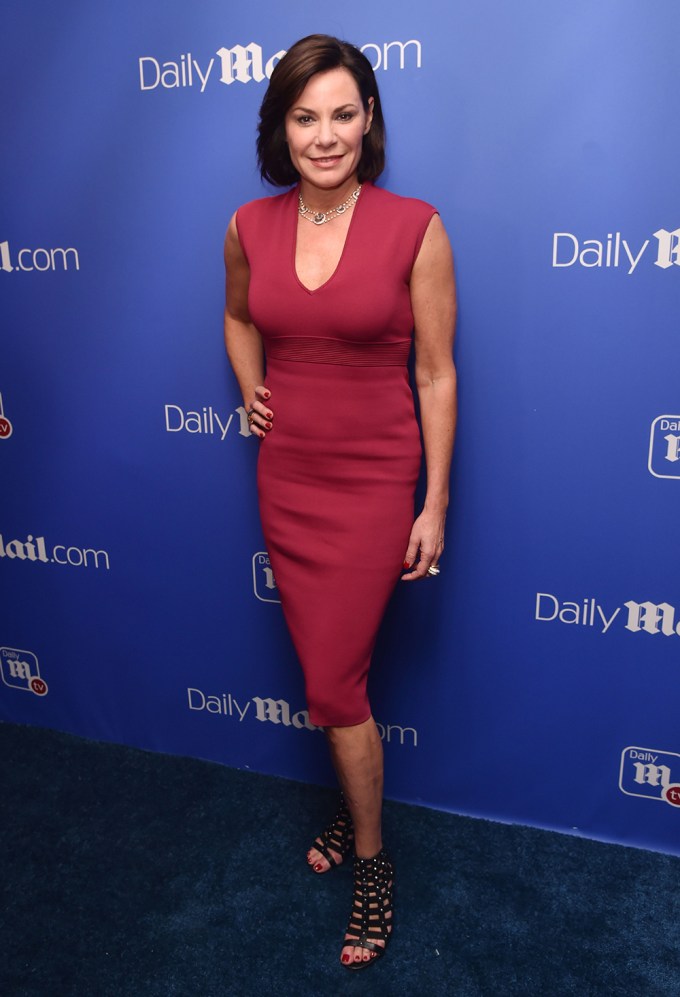 Luann de Lesseps at the ‘Daily Mail’ holiday party
