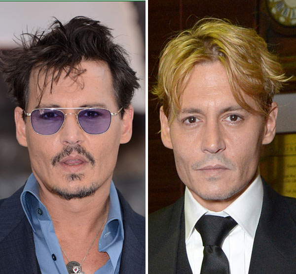 Johnny Depp's Blond Hair — Debuts 'Do At London Film Festival – Hollywood  Life