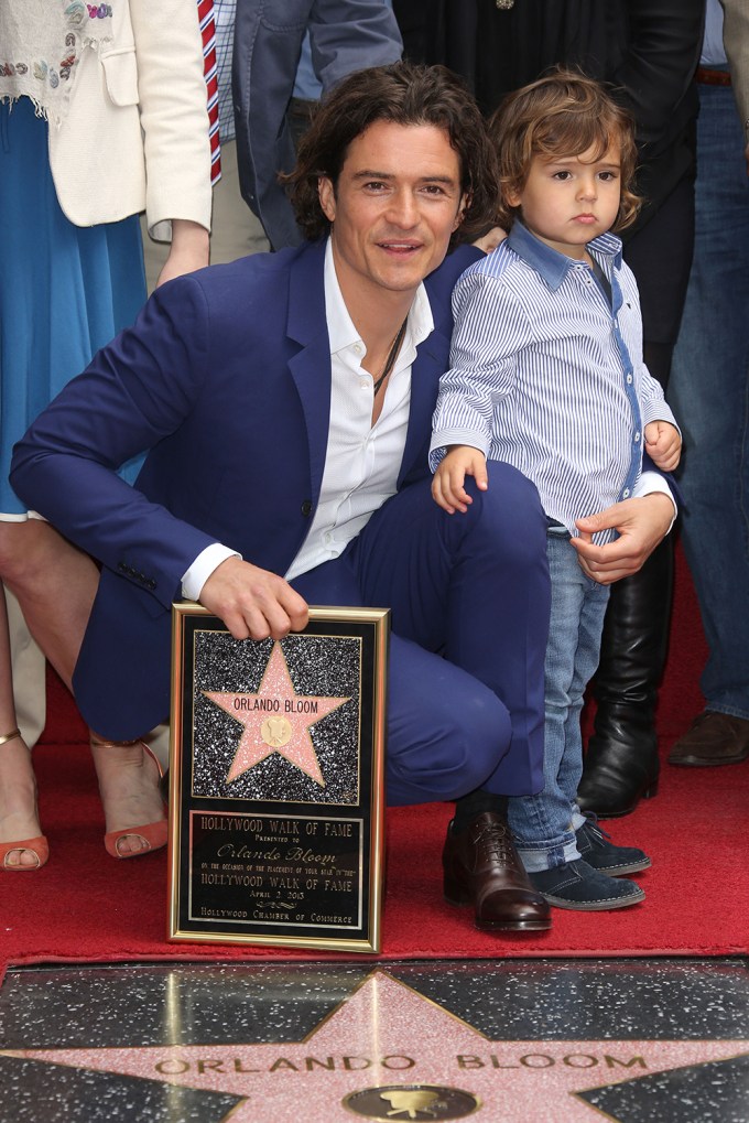 Orlando Bloom with son Flynn Bloom
