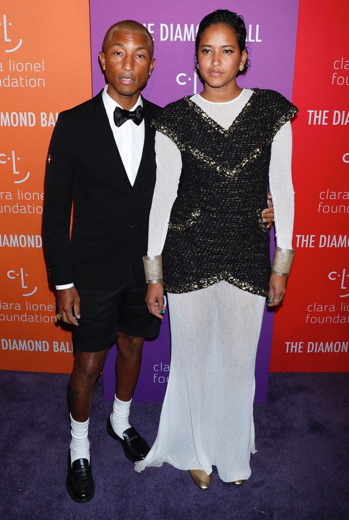 Pharrell Williams and Helen Lasichanh 5th Annual Clara Lionel Foundation Diamond Ball