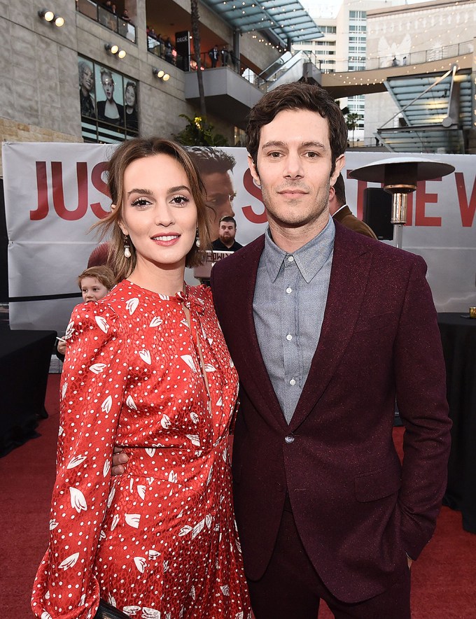 Leighton Meester & Adam Brody At The Premiere Of ‘Shazam’