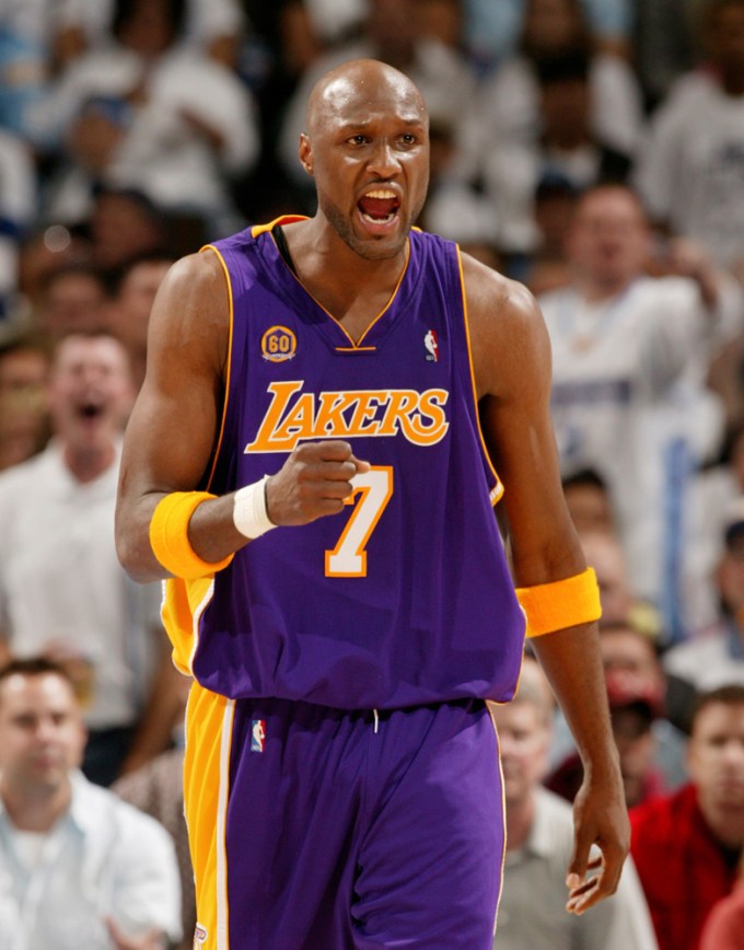 Lamar Odom Playing For LA Lakers