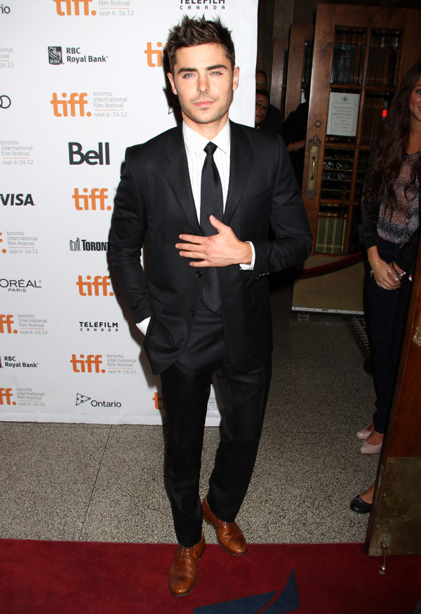 Zac Efron at the Toronto International Film Festival