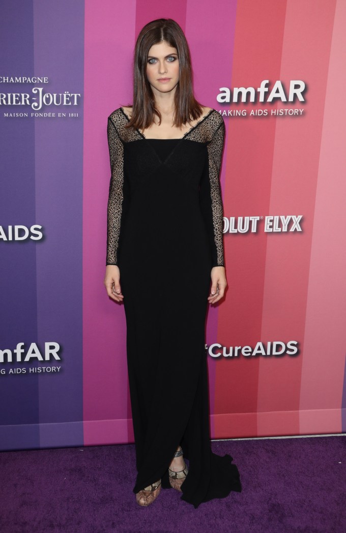 Alexandra Daddario At The 2019 amfAR Gala