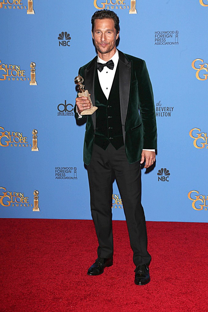 71st Annual Golden Globe Awards, Press Room, Los Angeles, America – 12 Jan 2014