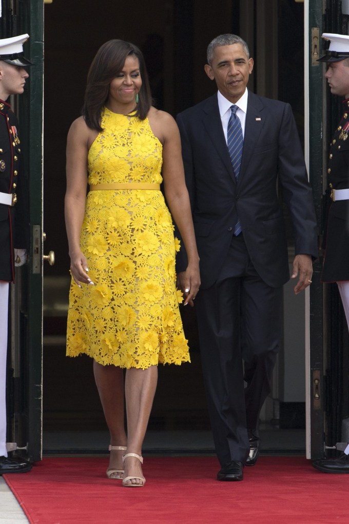 Michelle Obama in Sunshine Yellow