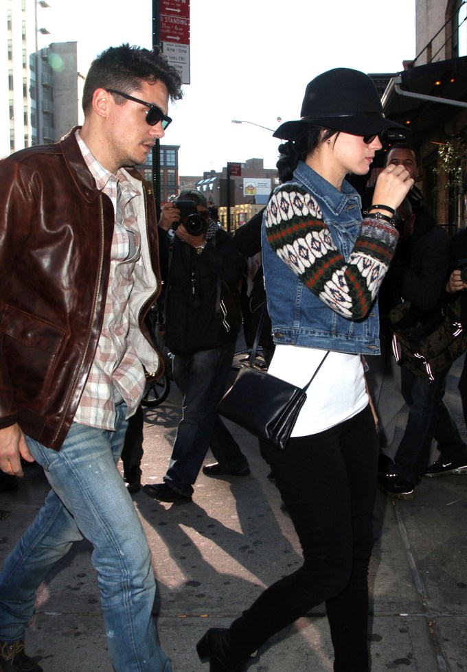 Katy Perry and John Mayer out and about in New York