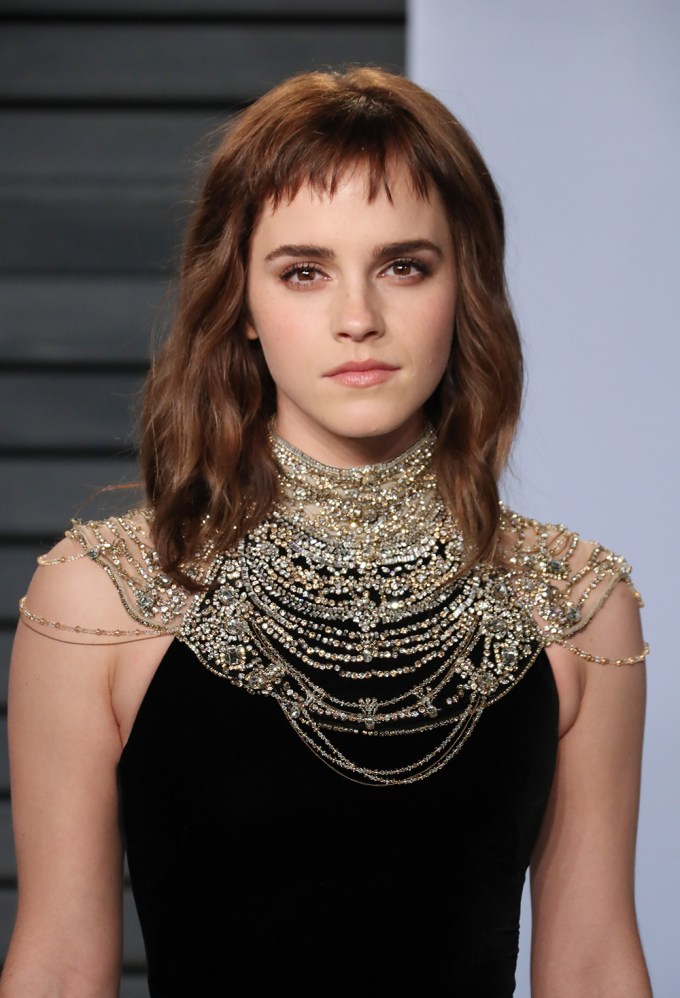 Emma Watson At The Vanity Fair Oscar Party