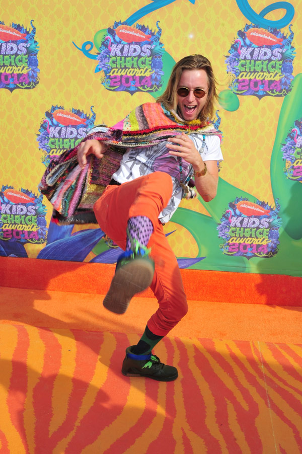 Greg-Cipes-Kids-Choice-awards-2014