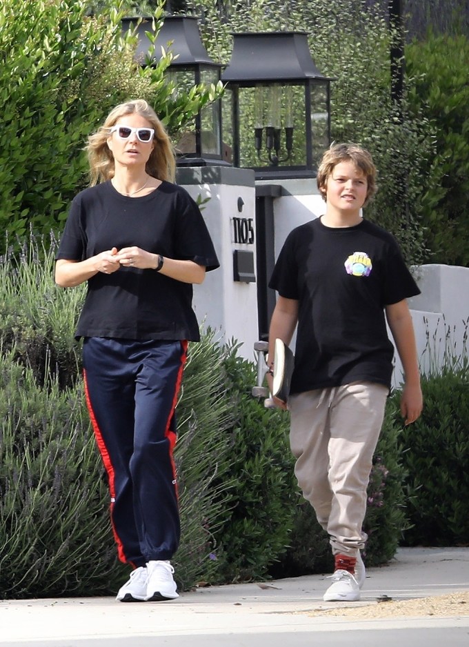 Gwyneth Paltrow and Son Moses