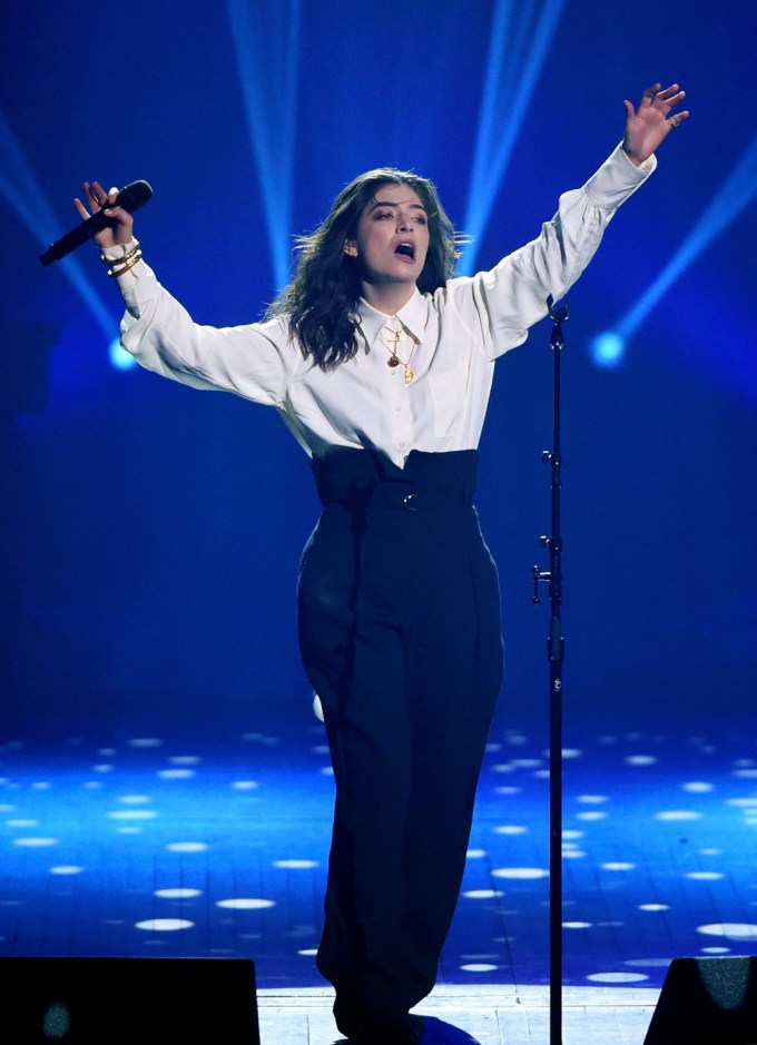 Lorde Performs at MusiCares in 2018