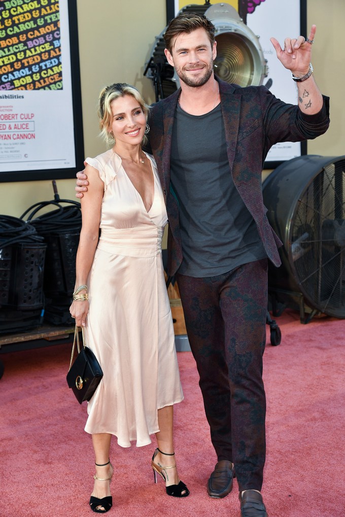 Chris Hemsworth & Elsa Pataky At The Premiere Of ‘Once Upon a Time in Hollywood’