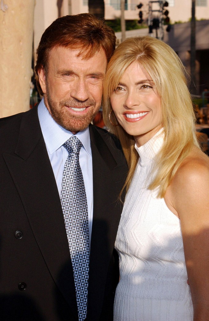 Chuck Norris & Wife In 2004