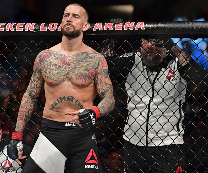 CM Punk At MMA UFC 203 In Cleveland