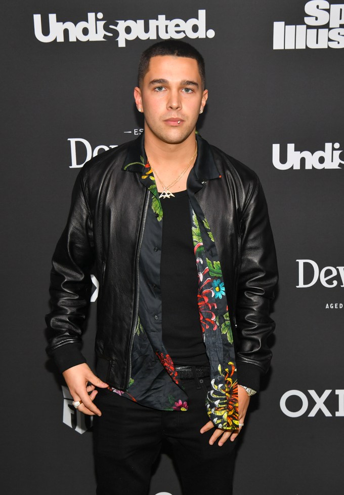 Austin Mahone at the Sports Illustrated Super Bowl LIV Party