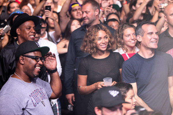 Jay-Z & Beyonce Attend Made In America