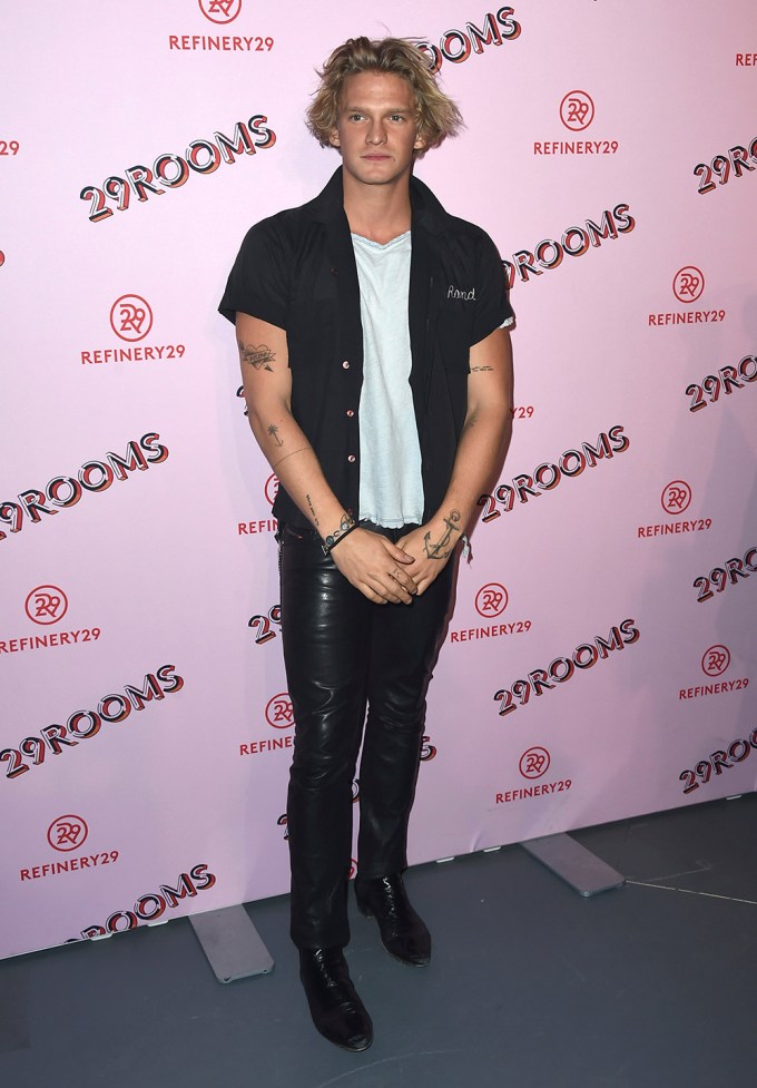 Cody Simpson at the West Coast debut of 29 rooms