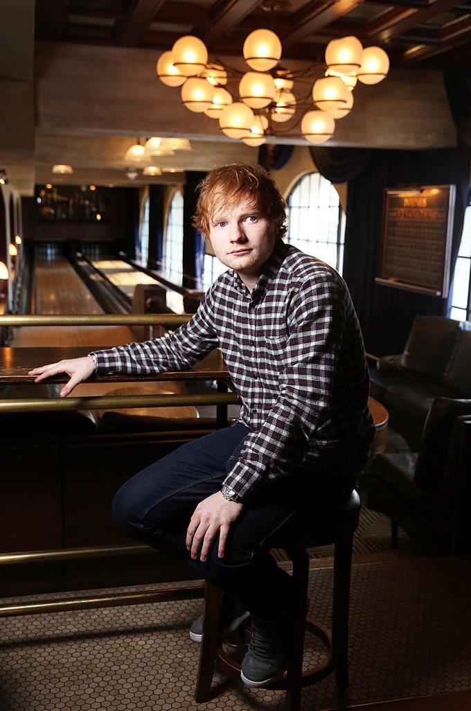 Ed Sheeran Poses For Another Portrait