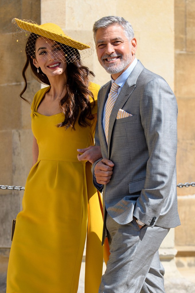 George & Amal Clooney Attend A Royal Wedding