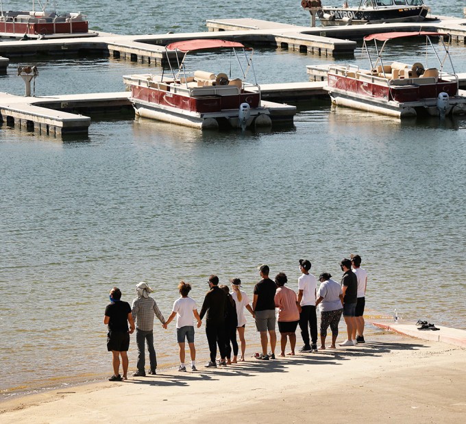 ‘Glee’ Cast At Lake Piru