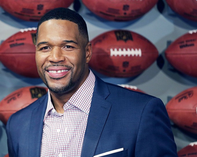 Michael Strahan on the NFL Experience Football