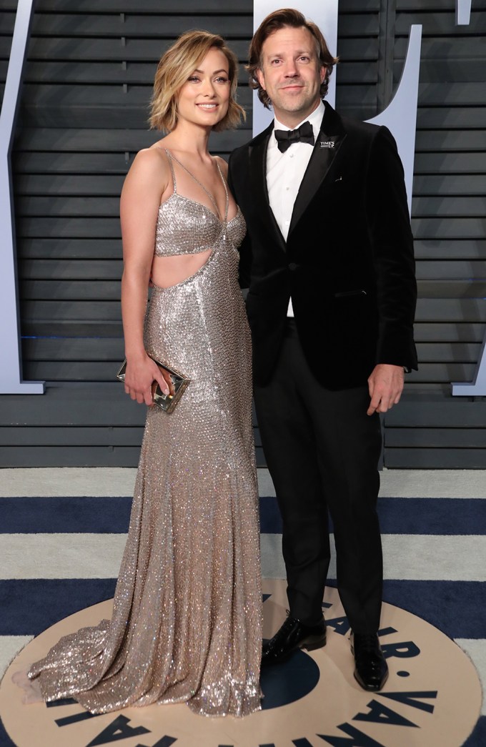 Olivia Wilde & Jason Sudeikis At The Vanity Fair Oscar Party