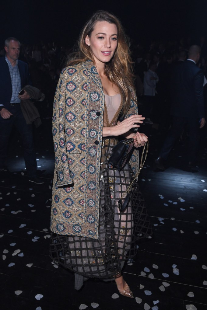Blake Lively at the Christian Dior show