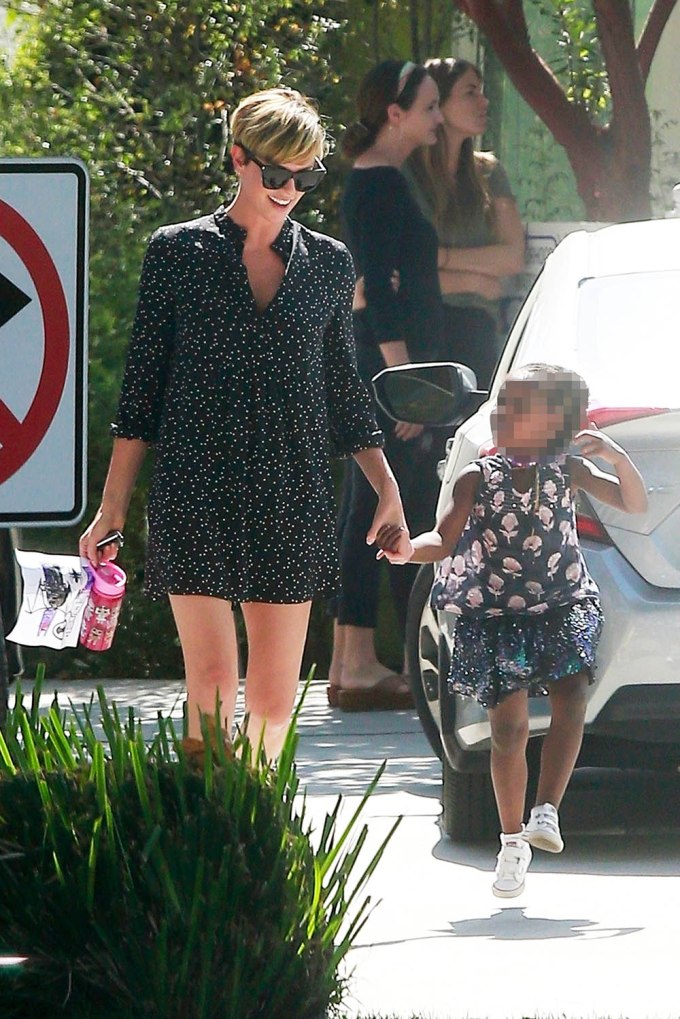 Charlize Theron Out With Her Daughter