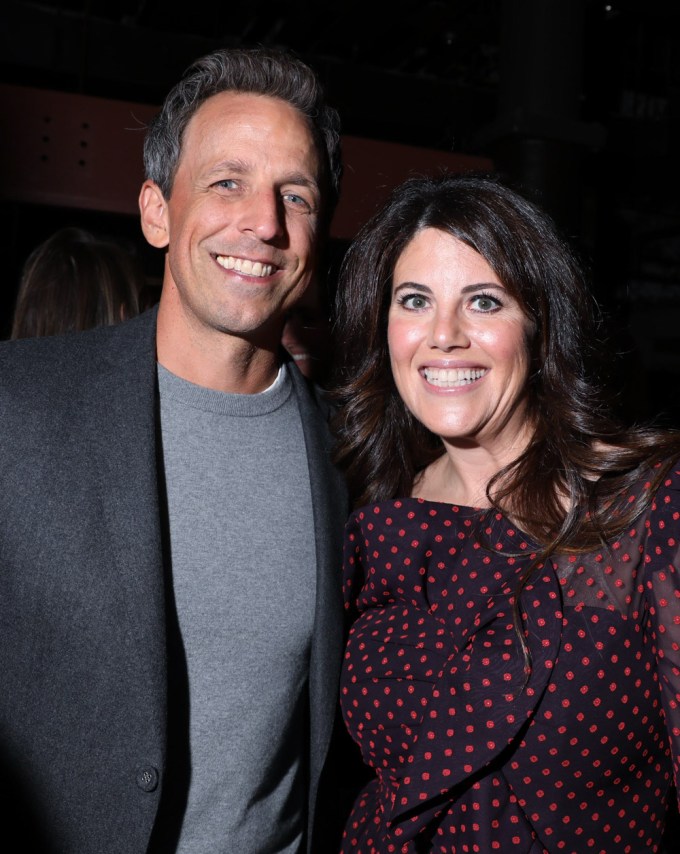 Monica Lewinsky & Seth Meyers At Variety’s New Power of New York Party
