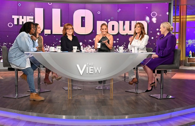 The women of ‘The View’ with Jennifer Lopez