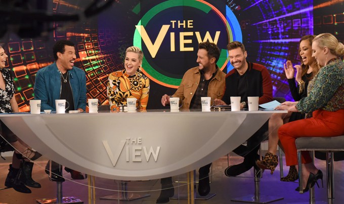 Katy Perry, Luke Bryan, Lionel Richie and Ryan Seacrest stop by ‘The View’ to chat ‘American Idol’