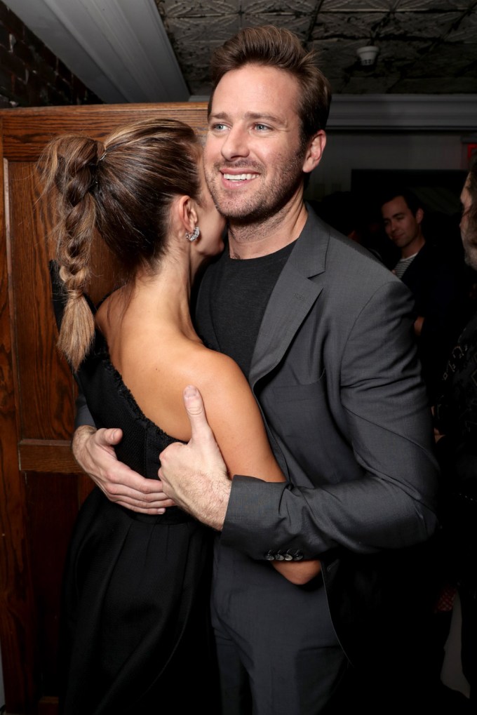 Elizabeth Chambers & Armie Hammer at the ‘Beautiful Boy’ premiere afterparty