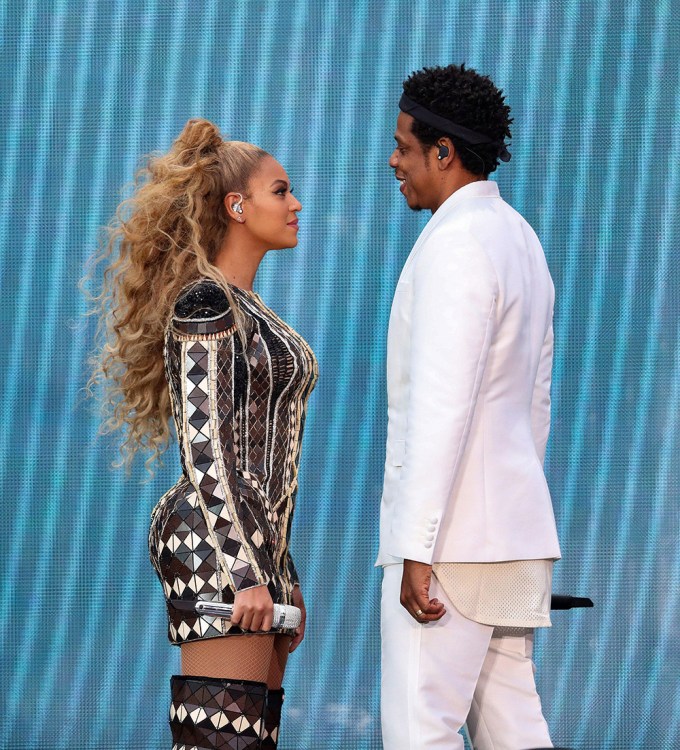 Beyonce and Jay-Z in concert, ‘On The Run II Tour’, Etihad Stadium, Manchester, UK – 13 Jun 2018